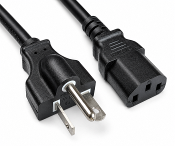 Καλώδιο τροφοδοσίας America USA NEMA 6-20P σε C13, SJT 14/3C 105°C, μαύρο, μήκος 2.00m